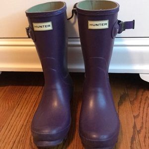 Short hunter rain boots